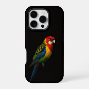 Schwarz 4 Luxe iPhone 16 Pro, Eastern Rosella Pro Hülle