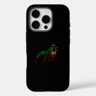 Schwarz 4 Luxe iPhone 16 Pro, Fangschreckenkrebs Pro Hülle