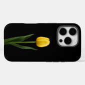 Schwarz 4 Luxe iPhone 16 Pro, Goldene Tulpe Case-Mate iPhone Hülle (Rückseite (Horizontal))