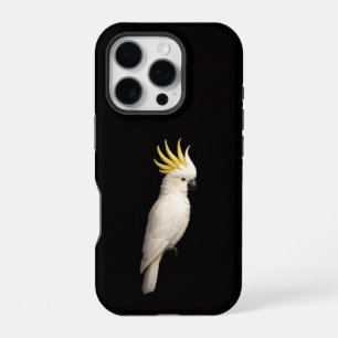 Schwarz 4 Luxe iPhone 16 Pro, Hauben-Kakadu Pro Hülle