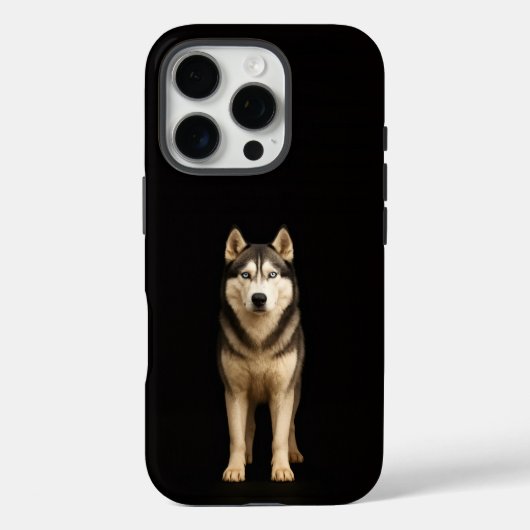 Schwarz 4 Luxe iPhone 16 Pro, Icy Elite Husky Case-Mate iPhone Hülle (Rückseite)