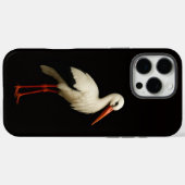 Schwarz 4 Luxe iPhone 16 Pro Max, Anmutiger Storch Case-Mate iPhone Hülle (Rückseite (Horizontal))