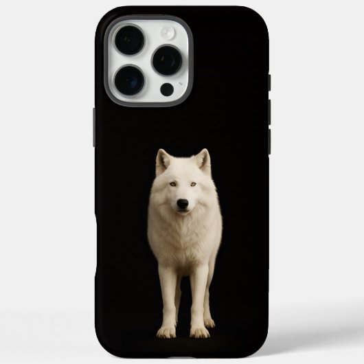 Schwarz 4 Luxe iPhone 16 Pro Max, Elfenbein Arctic Case-Mate iPhone Hülle (Rückseite)