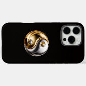 Schwarz 4 Luxe iPhone 16 Pro Max, Harmony Yin Yang Case-Mate iPhone Hülle (Rückseite (Horizontal))