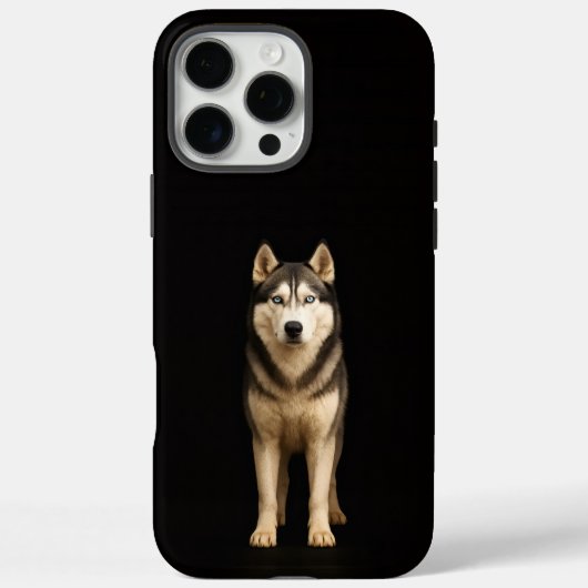Schwarz 4 Luxe iPhone 16 Pro Max, Icy Elite Husky Case-Mate iPhone Hülle (Rückseite)