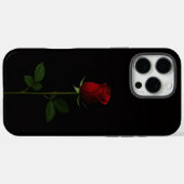 Schwarz 4 Luxe iPhone 16 Pro Max, Samtrote Rose Case-Mate iPhone Hülle (Rückseite (Horizontal))