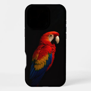 Schwarz 4 Luxe iPhone 16 Pro Max , Scharlachroter Hülle