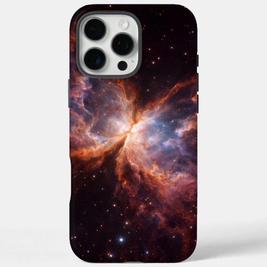 Schwarz 4 Luxe iPhone 16 Pro Max, Schmetterlingsne Case-Mate iPhone Hülle (Rückseite)