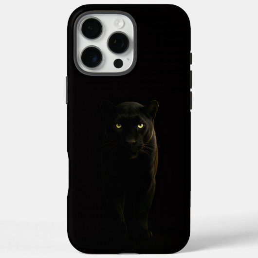Schwarz 4 Luxe iPhone 16 Pro Max, Schwarzer Panthe Case-Mate iPhone Hülle (Rückseite)