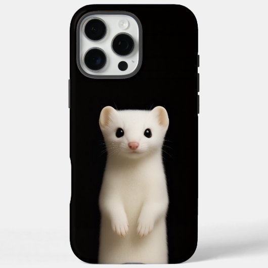 Schwarz 4 Luxe iPhone 16 Pro Max, stilvolles Herme Case-Mate iPhone Hülle (Rückseite)