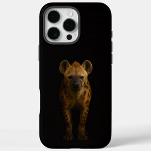 Schwarz 4 Luxe iPhone 16 Pro Max, wilde Tüpfelhyän Max Hülle