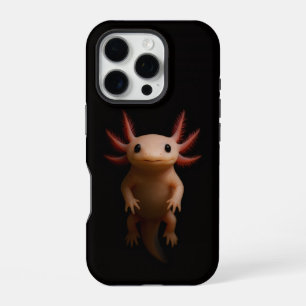 Schwarz 4 Luxe iPhone 16 Pro, Mexikanischer Axolot Pro Hülle