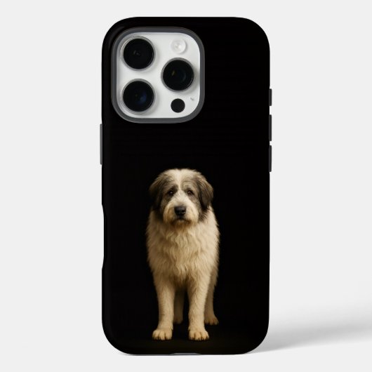 Schwarz 4 Luxe iPhone 16 Pro, Mioritic Shepherd Case-Mate iPhone Hülle (Rückseite)