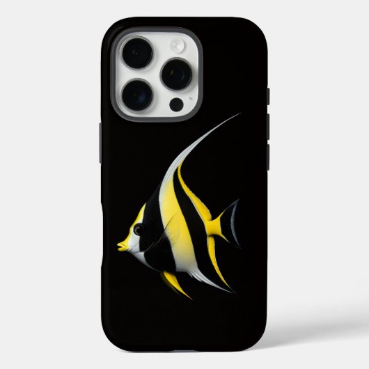 Schwarz 4 Luxe iPhone 16 Pro, Moorish Idol Case-Mate iPhone Hülle (Rückseite)