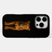 Schwarz 4 Luxe iPhone 16 Pro, Noble Lioness Case-Mate iPhone Hülle (Rückseite (Horizontal))