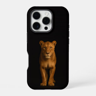 Schwarz 4 Luxe iPhone 16 Pro, Noble Lioness Pro Hülle