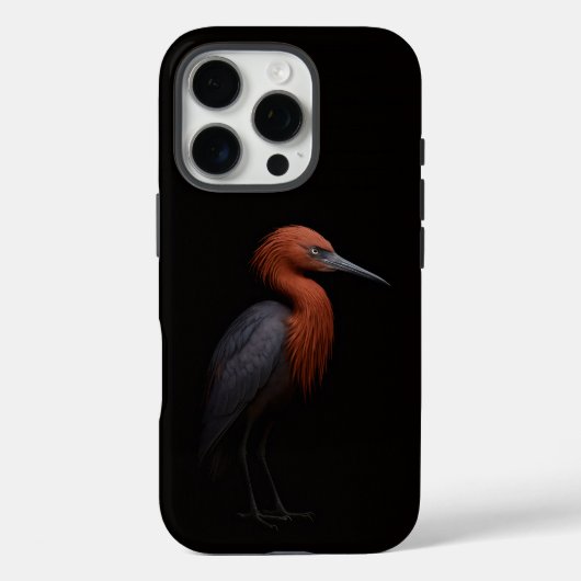 Schwarz 4 Luxe iPhone 16 Pro, Rötlicher Silberreih Case-Mate iPhone Hülle (Rückseite)