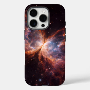 Schwarz 4 Luxe iPhone 16 Pro, Schmetterlingsnebel Pro Hülle