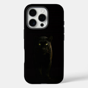 Schwarz 4 Luxe iPhone 16 Pro, Schwarzer Panther Pro Hülle