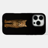 Schwarz 4 Luxe iPhone 16 Pro, Stiller Luchs Case-Mate iPhone Hülle (Rückseite (Horizontal))