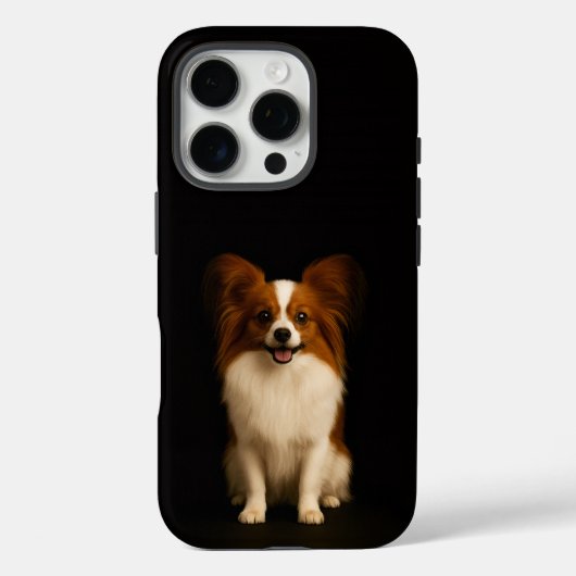 Schwarz 4 Luxe iPhone 16 Pro, Verfeinerter Papillo Case-Mate iPhone Hülle (Rückseite)