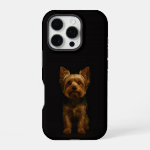 Schwarz 4 Luxe iPhone 16 Pro, Yorkshire Terrier Pro Hülle