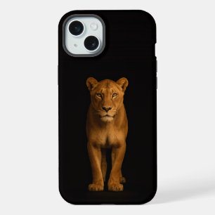 Schwarz 4 Luxe, Noble Lioness iPhone 15 Plus Hülle