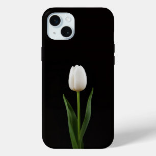 Schwarz 4 Luxe, Perlenweiß Tulpe iPhone 15 Plus Case-Mate iPhone Hülle