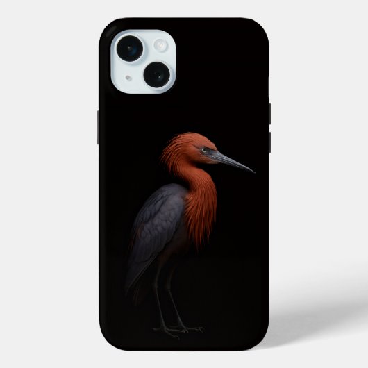 Schwarz 4 Luxe, Reddish Egret iPhone 15 Plus Case-Mate iPhone Hülle (Rückseite)
