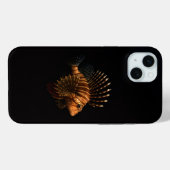 Schwarz 4 Luxe, Roter Löwenfisch iPhone 15 Plus Case-Mate iPhone Hülle (Rückseite (Horizontal))
