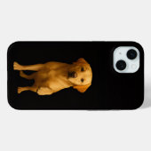 Schwarz 4 Luxe, sanfter Labrador iPhone 15 Plus Case-Mate iPhone Hülle (Rückseite (Horizontal))