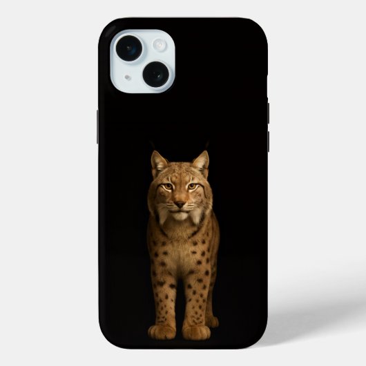 Schwarz 4 Luxe, Silent Lynx iPhone 15 Plus Case-Mate iPhone Hülle (Rückseite)