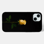 Schwarz 4 Luxe, sonnengelbes Rosen-iPhone 15 Plus Case-Mate iPhone Hülle (Rückseite (Horizontal))