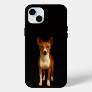 Schwarz 4 Luxus, Klassiger Basenji-Hund iPhone 15  Case-Mate iPhone Hülle