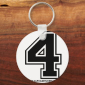 Schwarz 4 schlüsselanhänger (Vorderseite)