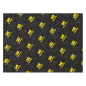 SCHWARZ 50. Geburtstag Tischdecke (Vorderseite (Horizontal))