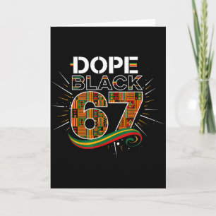 Schwarz 67 Black History Month Sechs Sieben Meme  Karte