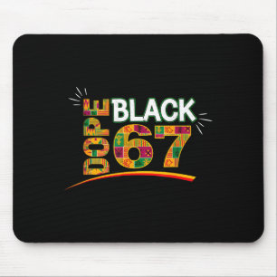 Schwarz 67 Black History Month Sechs Sieben Meme _ Mousepad