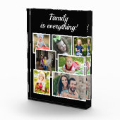 Schwarz 7 Fotocollage Familie ist alles Fotoblock (Rechts)