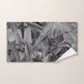 Schwarz Abstrakt Handtuch (Handtuch)