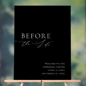 Schwarz-Acryl-Probe-Dinner Begrüßungszeichen Acrylschild (Neutral)