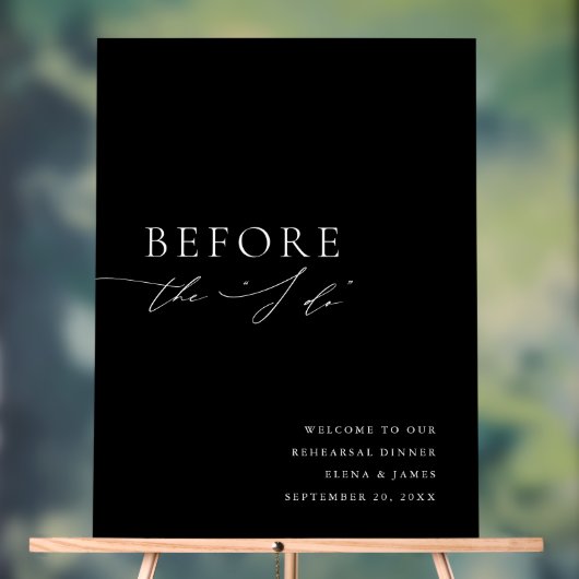 Schwarz-Acryl-Probe-Dinner Begrüßungszeichen Acrylschild (Neutral)