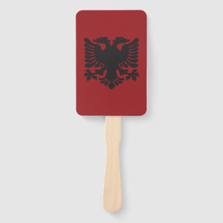 Schwarz-Albanischer Adlerfan Fächer