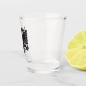 Schwarz-Albanisches Adlerglas Schnapsglas (Rechts)