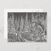 Schwarz als Nacht Postkarte (Vorne/Hinten)