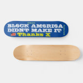SCHWARZ AMERIKA DIDNT MACHEN IT-Skateboard, 7¾" De Skateboard (Horizontal)