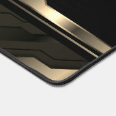 Schwarz-Antike Silver Gaming Hintergrund Schreibtischunterlage (Ecke)