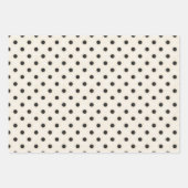 Schwarz-Antikes Weiß Muster Zusammenstellung Geschenkpapier Set (Vorderseite 3)