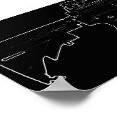 schwarz ar 15 Poster (Ecke)