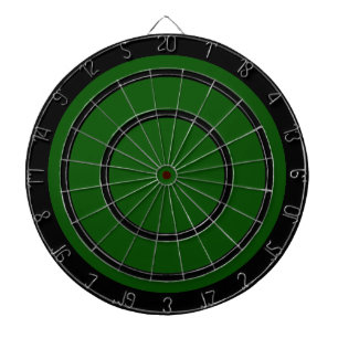 Schwarz auf der Green Regulation - Dart Board Dartscheibe